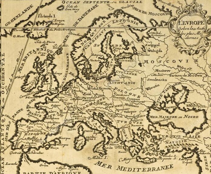 mapa antiguo europa