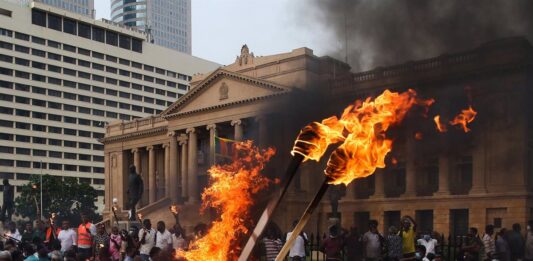 Anti-government protest in Sri Lanka