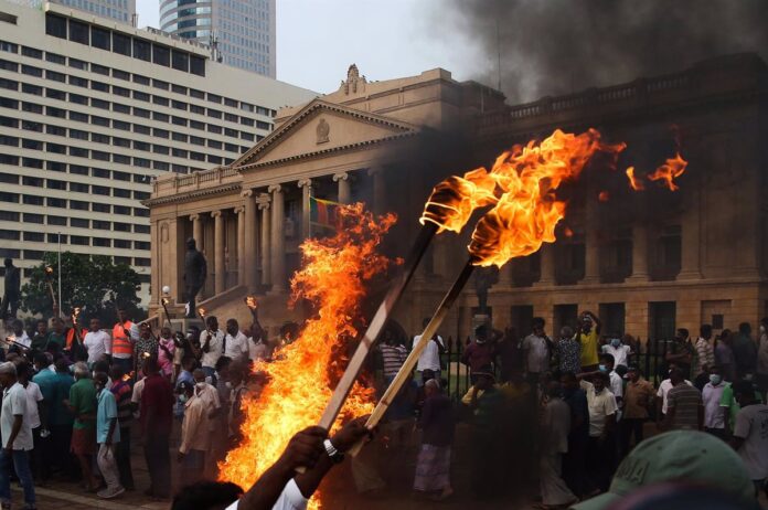 Anti-government protest in Sri Lanka