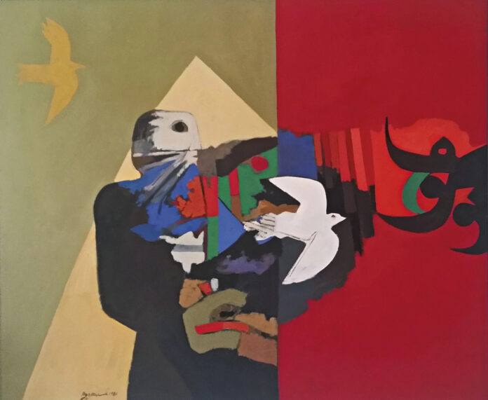 Dia Al-Azzawi: THE Bird of the east, 1981