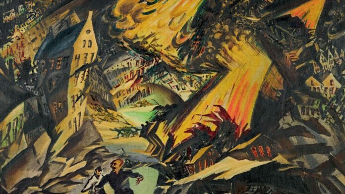 Ludwig Meidner: apocalyptic landscape (1913)